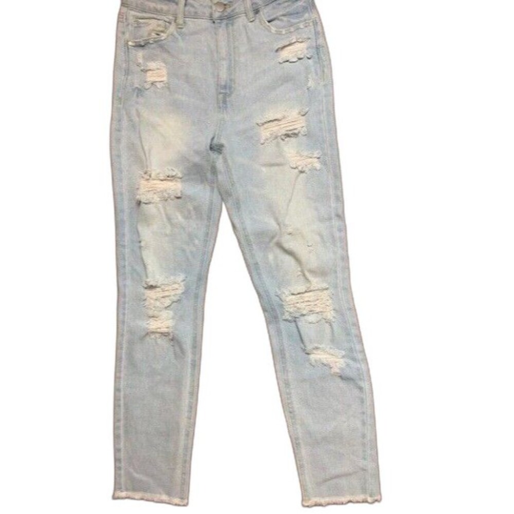 Tinsel Size 5 Womens Jeans Skinny Distressed Stretch Light Wash High Rise